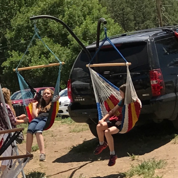 Trailer Hitch Hammock Chair Stand - Image 4